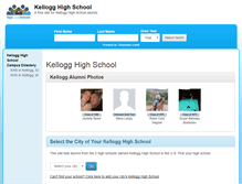 Tablet Screenshot of kellogghighschool.com